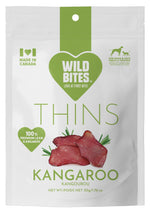 Kangaroo Thins Dog & Cat Treats pack front, for dogs and cats